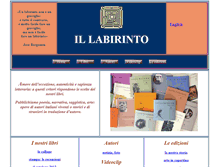 Tablet Screenshot of labirintolibri.com